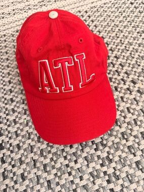 NBA Red ATL hawks Embroidered Baseball Hat